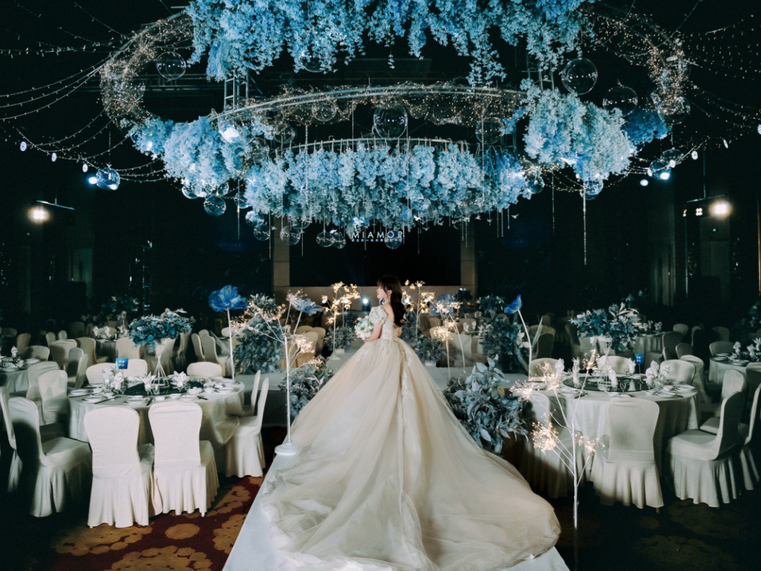【MIAMOR】2021全新升級夢幻霧霾藍色婚禮