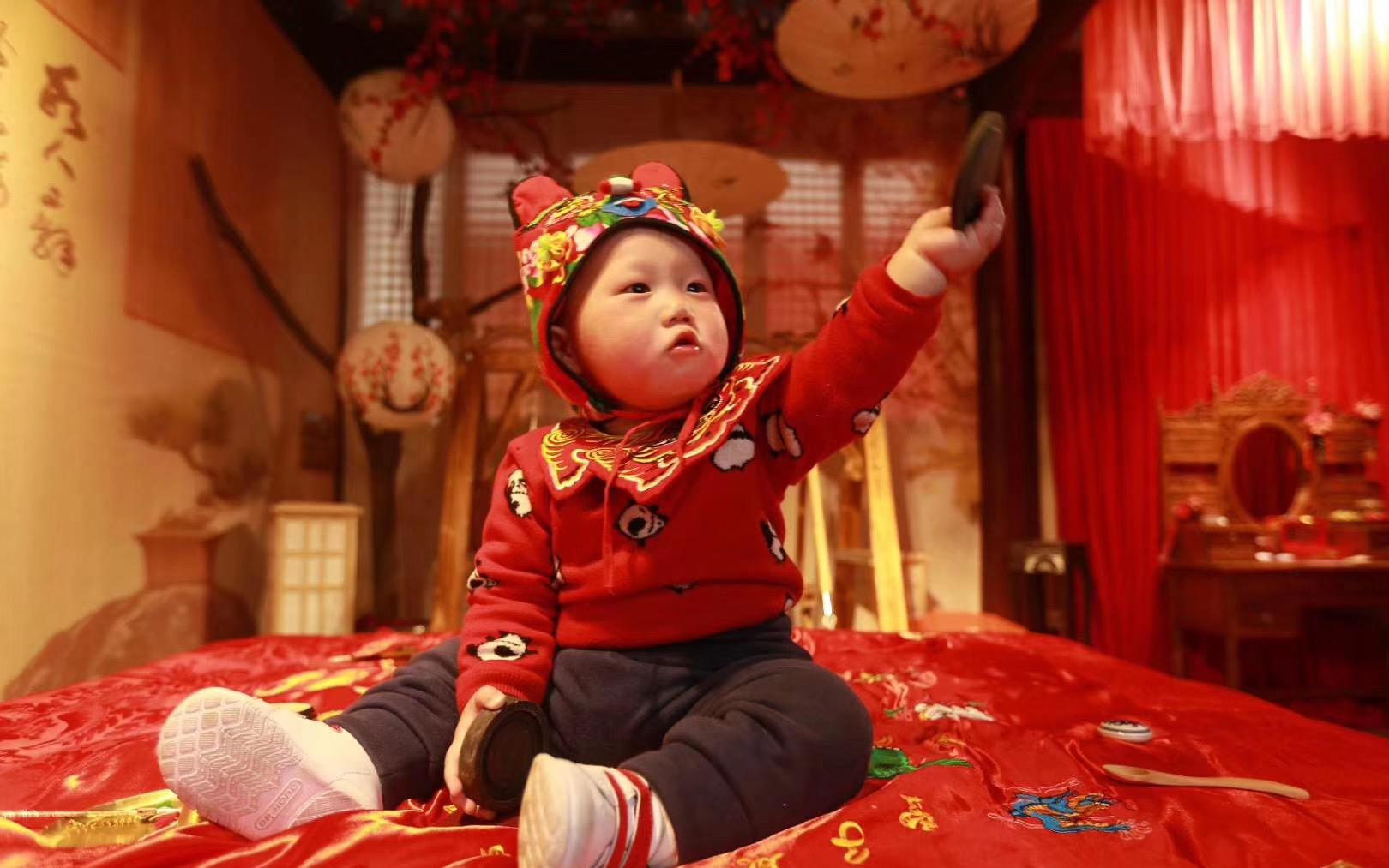 汉服婚礼照  明制婚服照