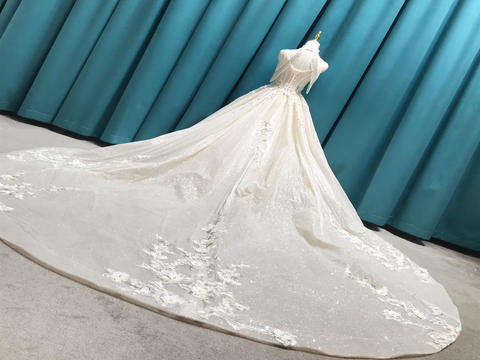 【言月婚纱】韩国婚纱三件套送伴娘服复古韩式清新