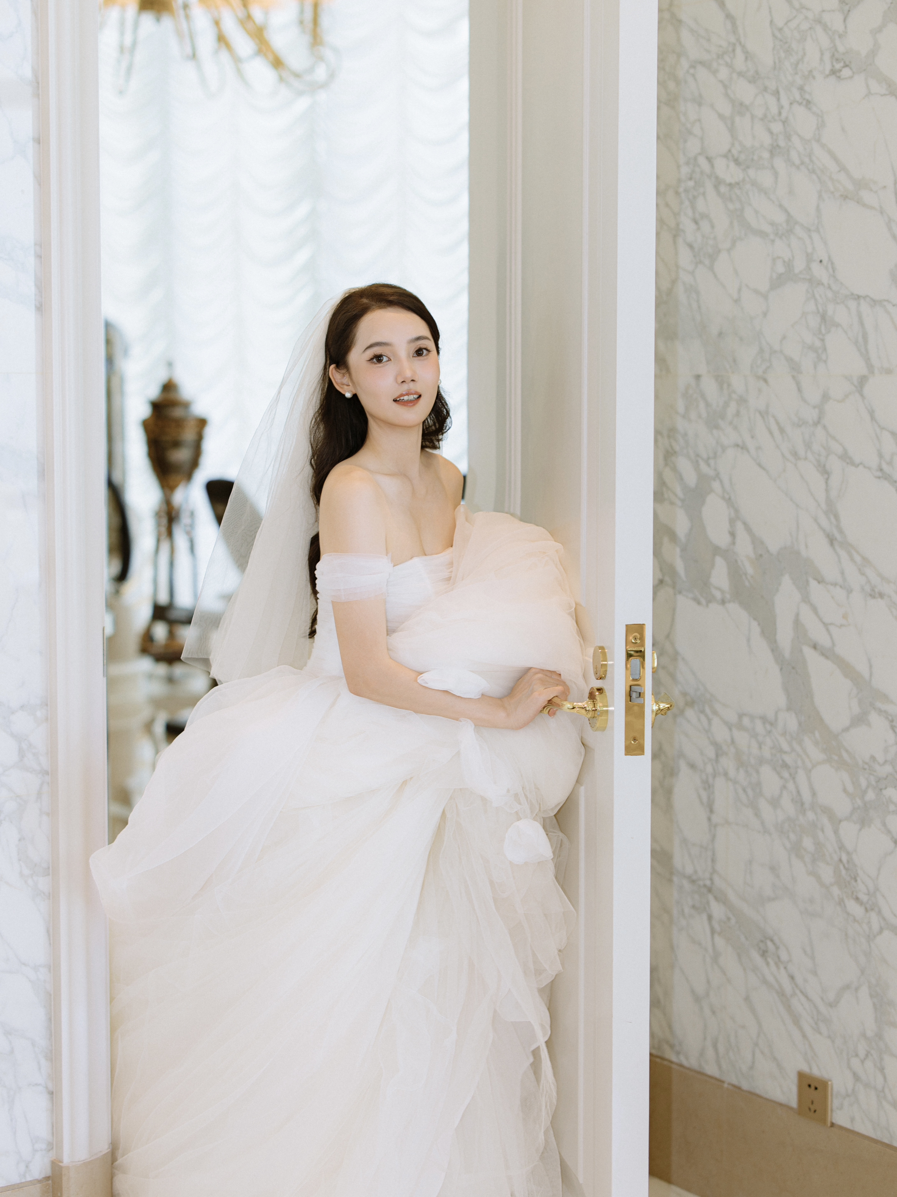 公主的婚纱造型