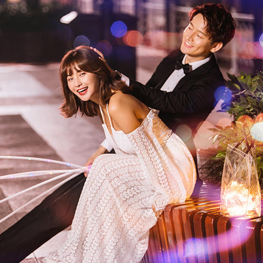 唯美夜景|网红打卡+底片全送+二内二外一夜