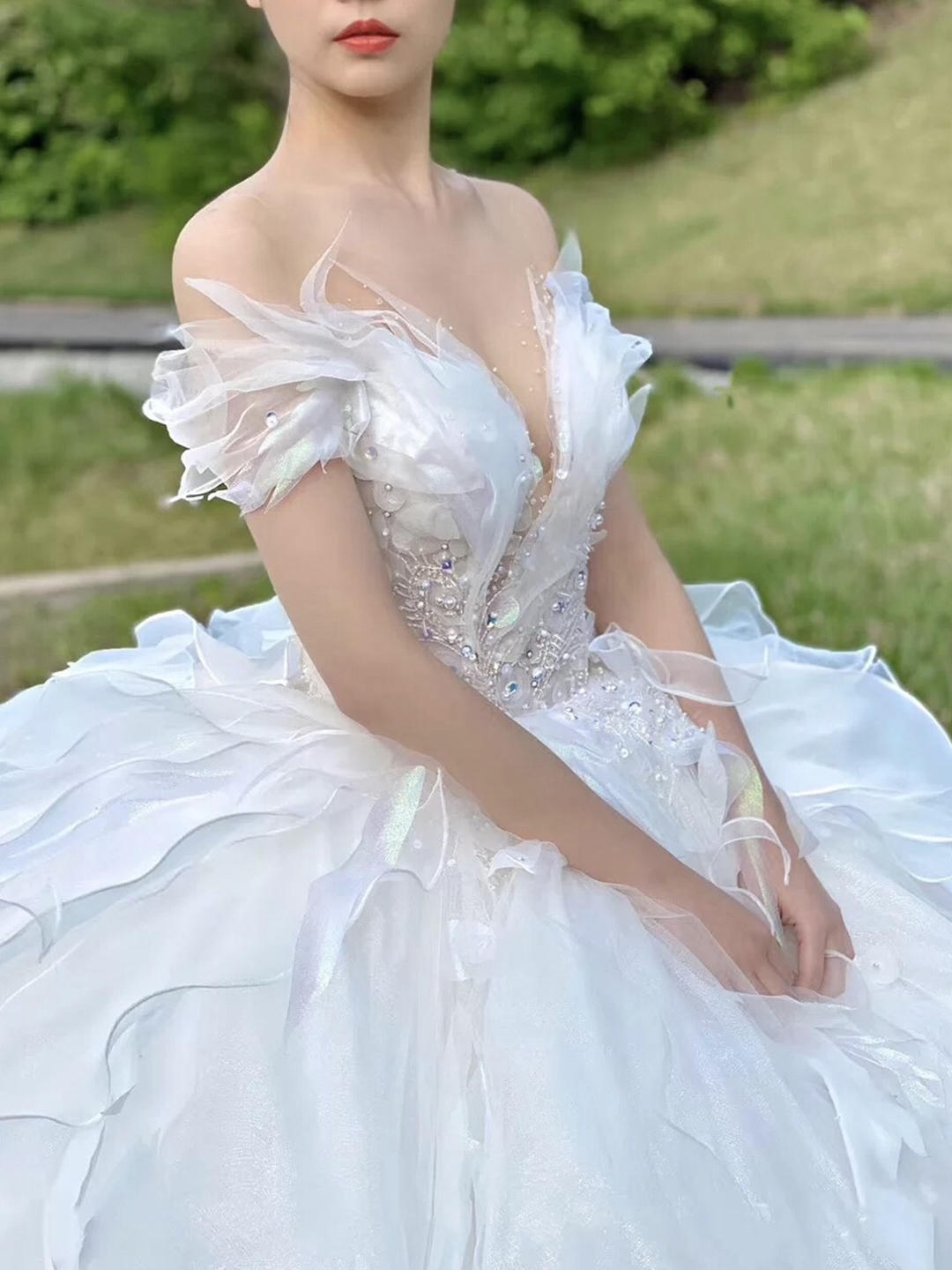 【品质优选】进口秀禾+高端白纱+品牌礼服+跟妆