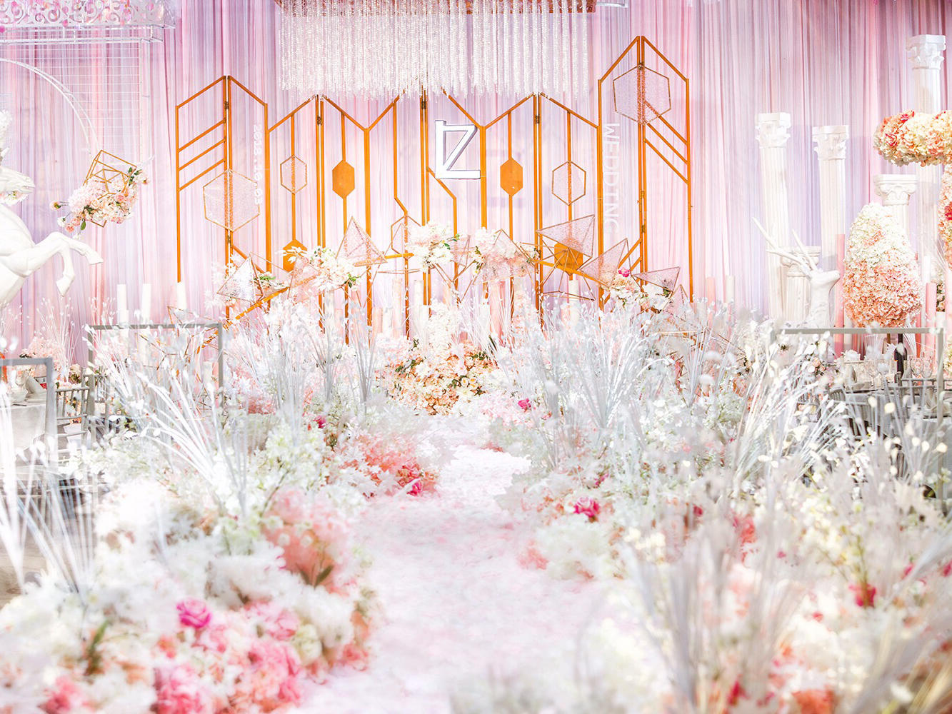 【公主粉】粉色温馨浪漫可爱主题婚礼