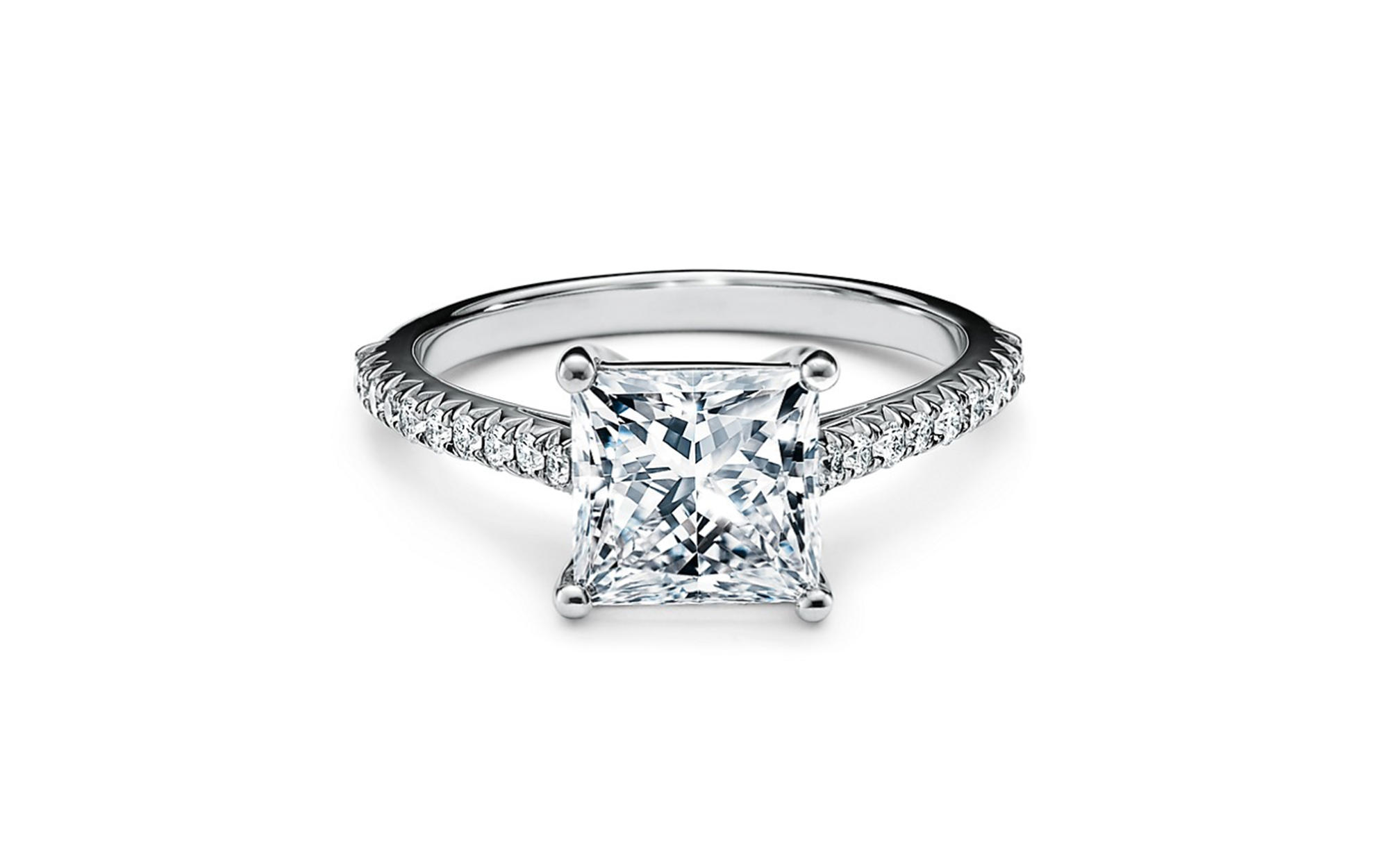 FASCINE 1克拉公主方型求婚钻戒