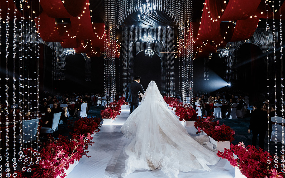 韓式紅黑色水晶婚禮「幸福國度婚禮」