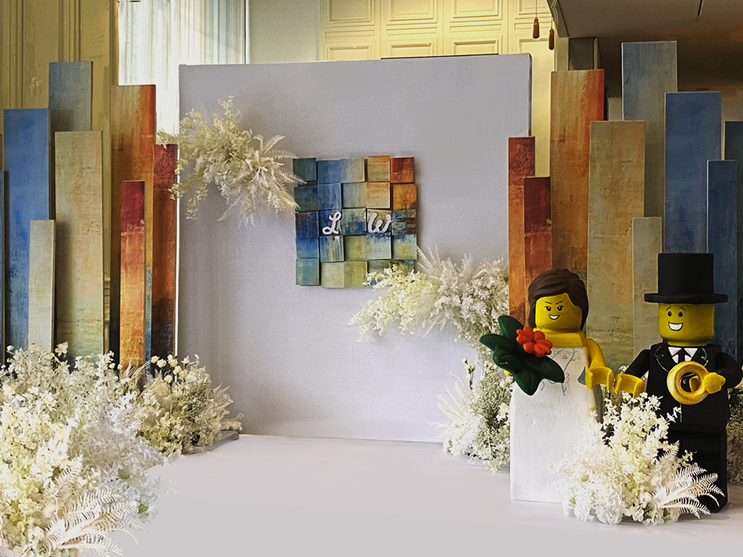 小众户外婚礼|灵感乐高主题＜天空之城＞