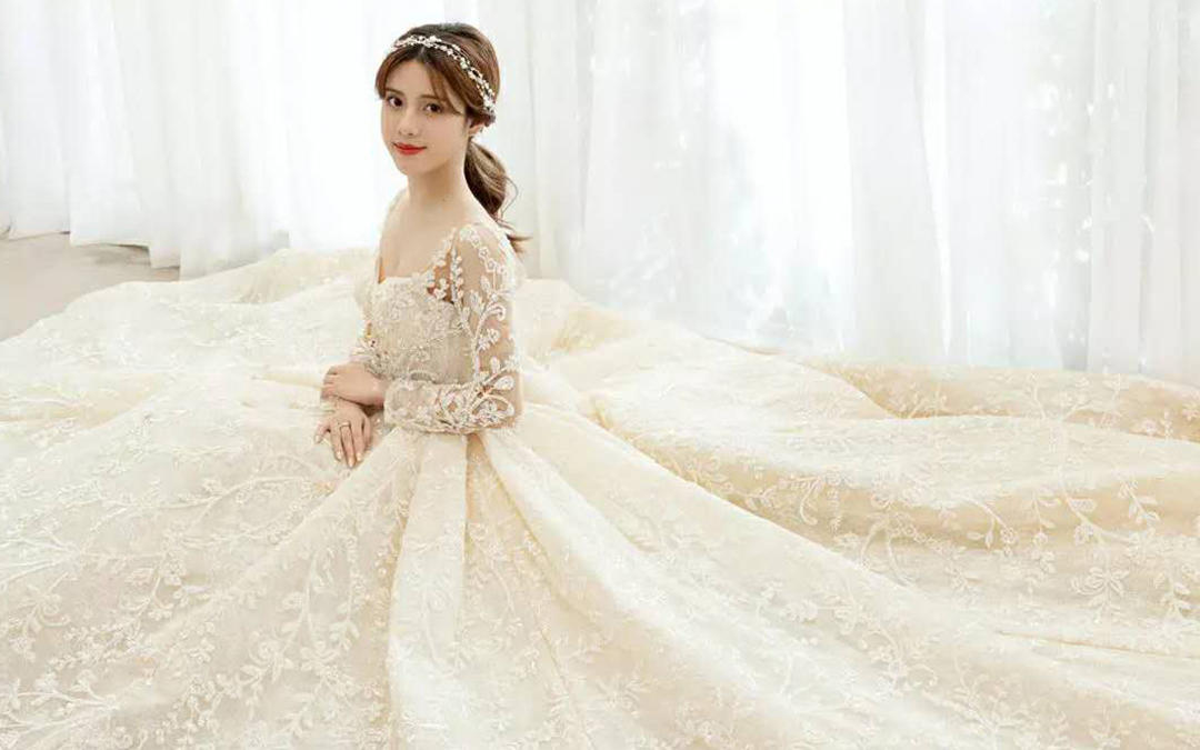 【超华丽复古宫廷风婚纱】