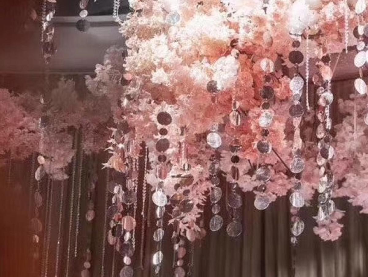 【爱尚你】橘粉色系 婚礼   饱满的花艺设计