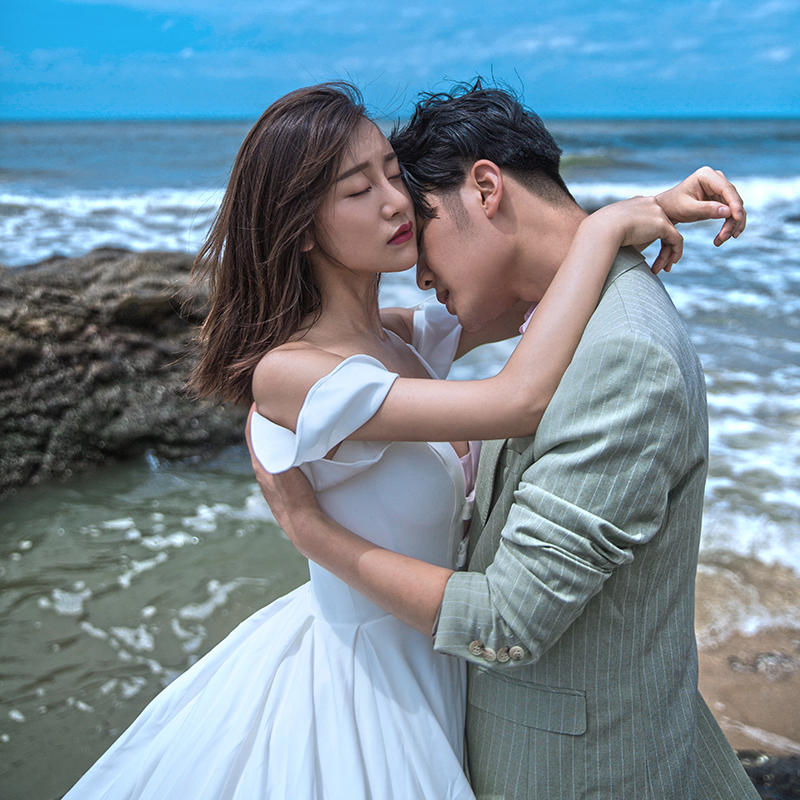 海岛婚纱照居然不到4000