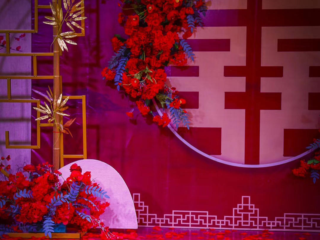 东兴市 红色 中式简约 婚礼