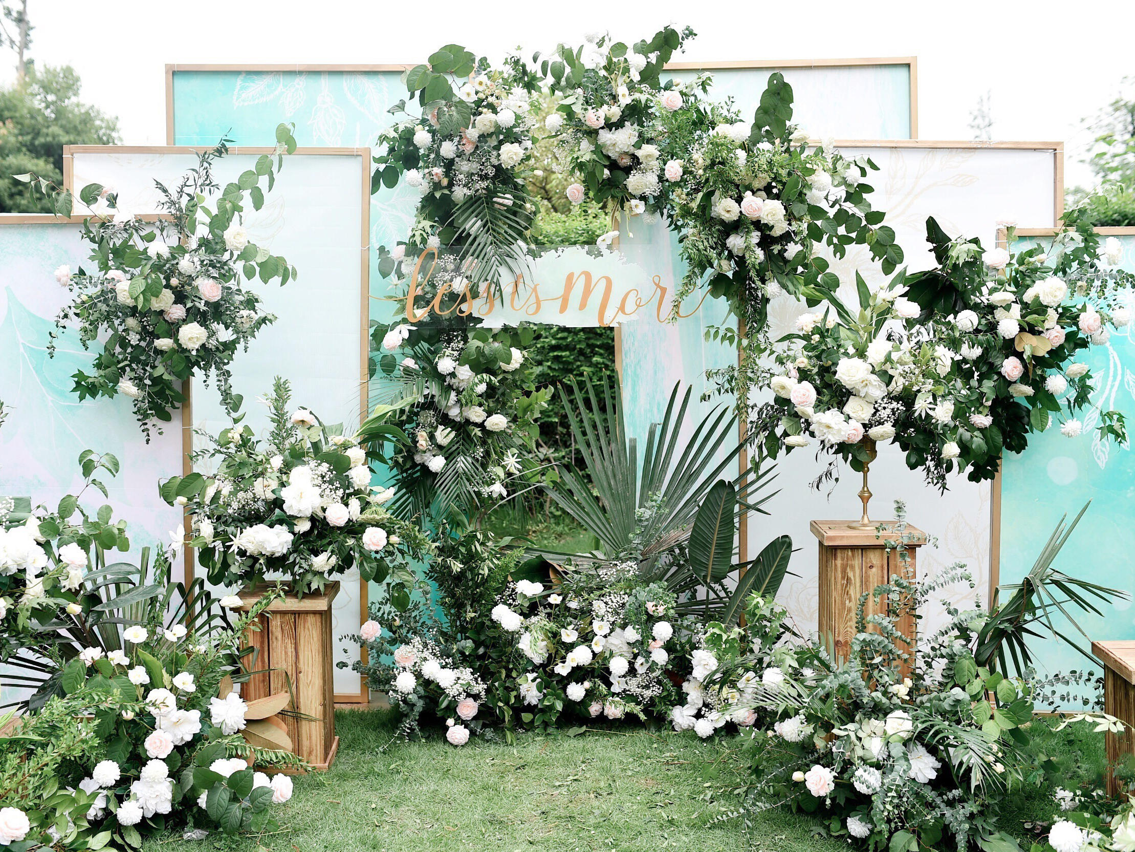 【女大当嫁婚礼】小清新INS浪漫草坪婚礼