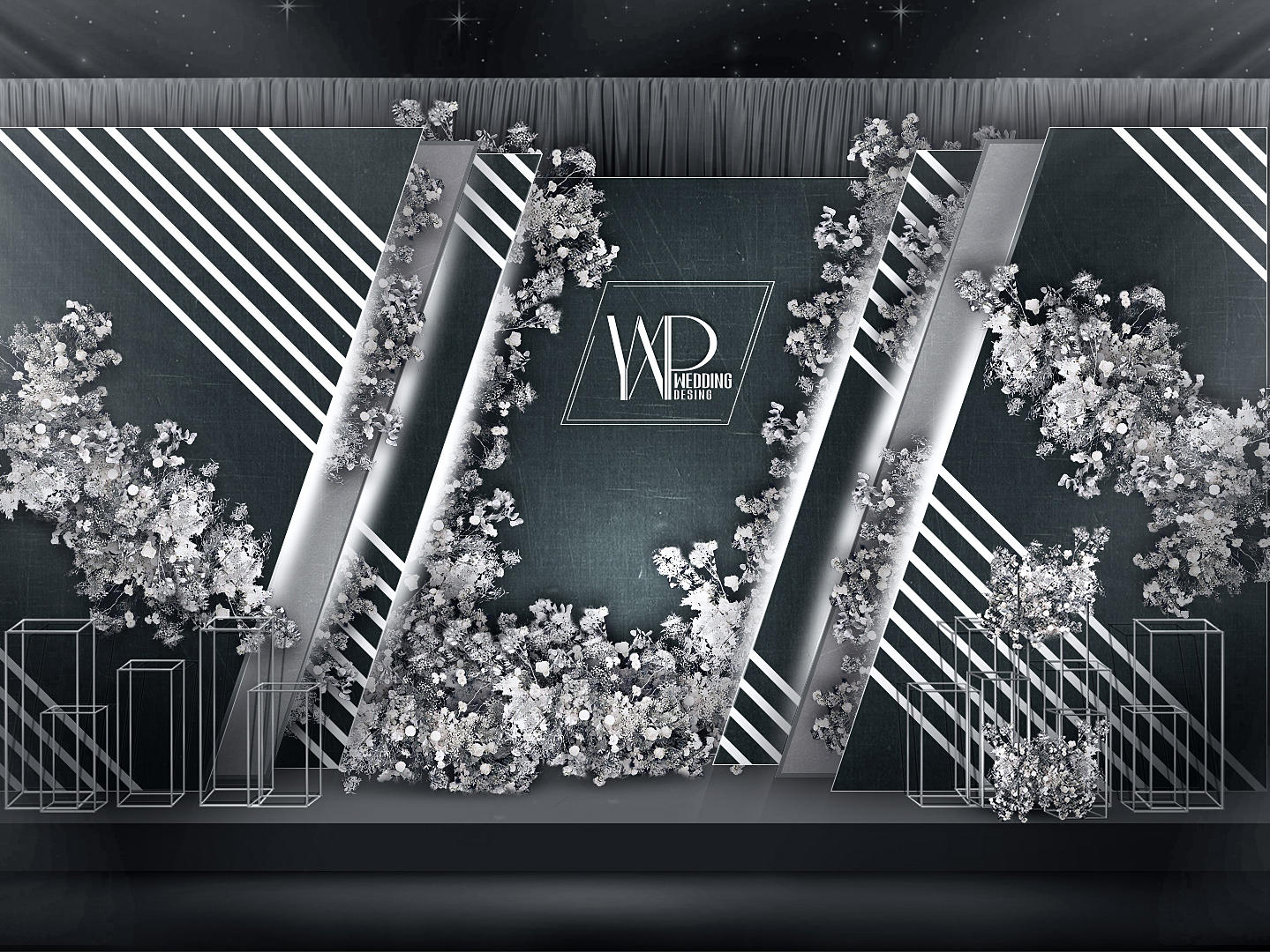 邻水倾城伊人婚礼策划·银黑（套餐）系列 YXP