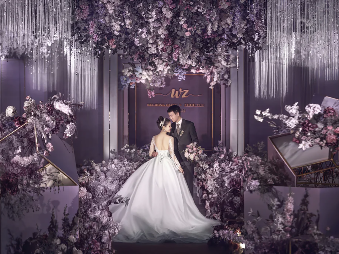 【喜时】初秋必备 烟紫色油画婚礼