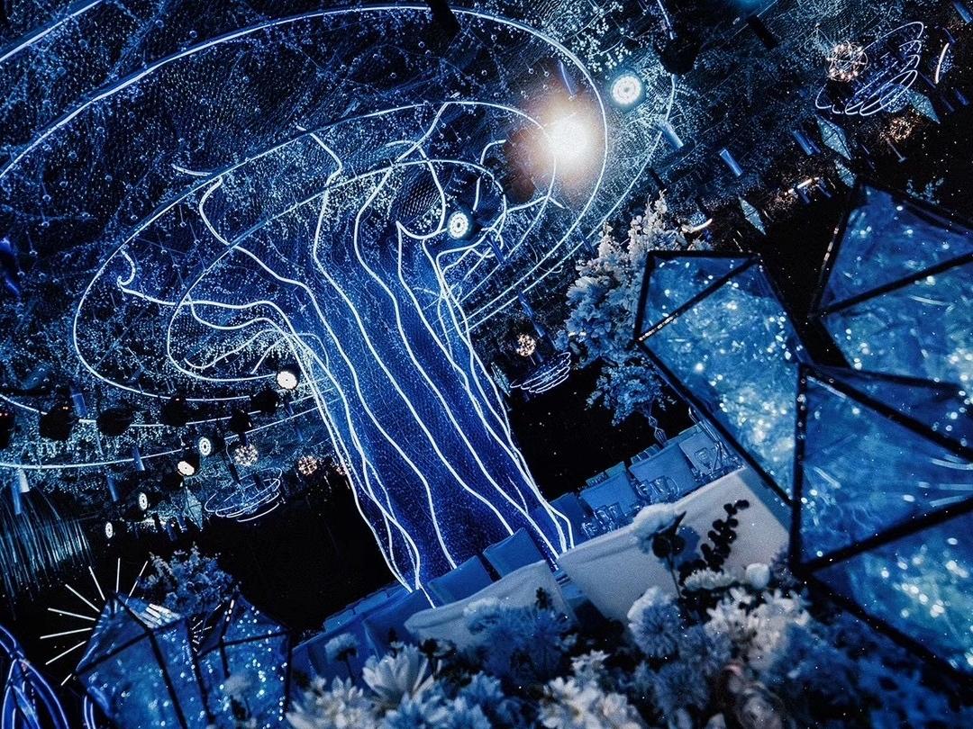 深蓝色银河 星月辉映 超豪华 深邃