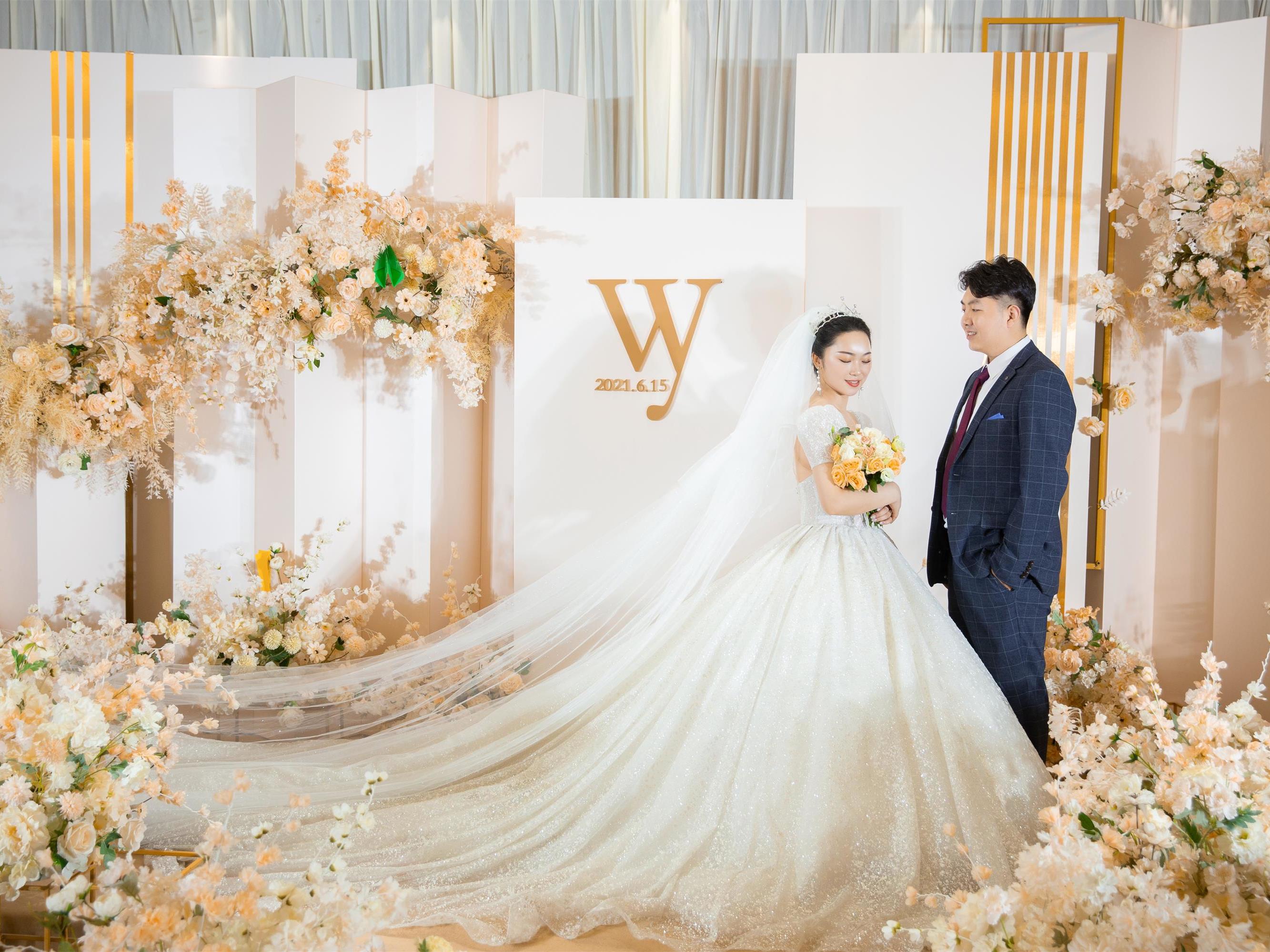 【良辰婚礼】温柔浪漫风格婚礼 香槟色  微醺