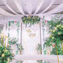 室内白绿系婚礼--【九溪婚礼定制】