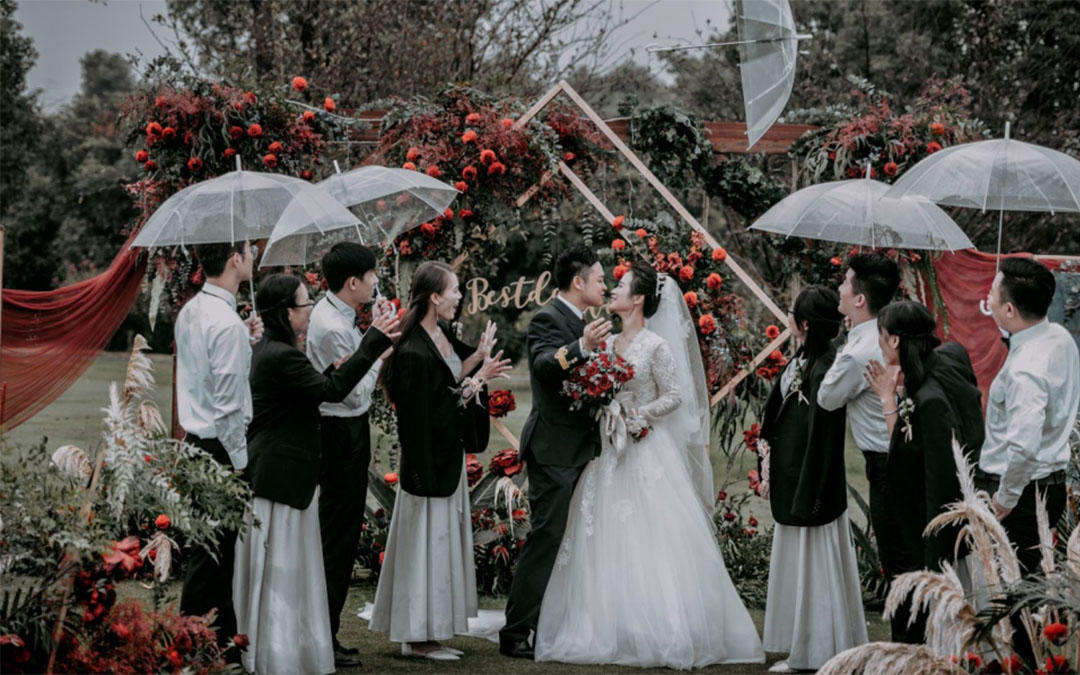 西安恭喜婚礼 户外婚礼策划