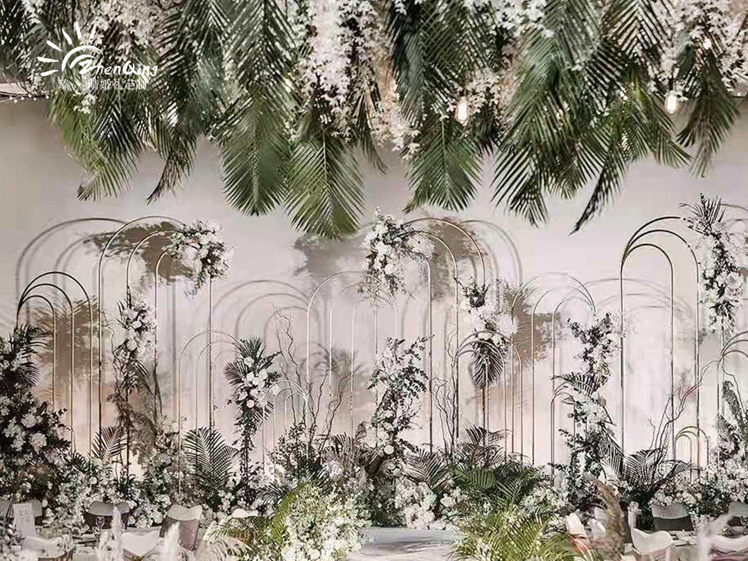 臻晴|森系超舒适白绿简约婚礼