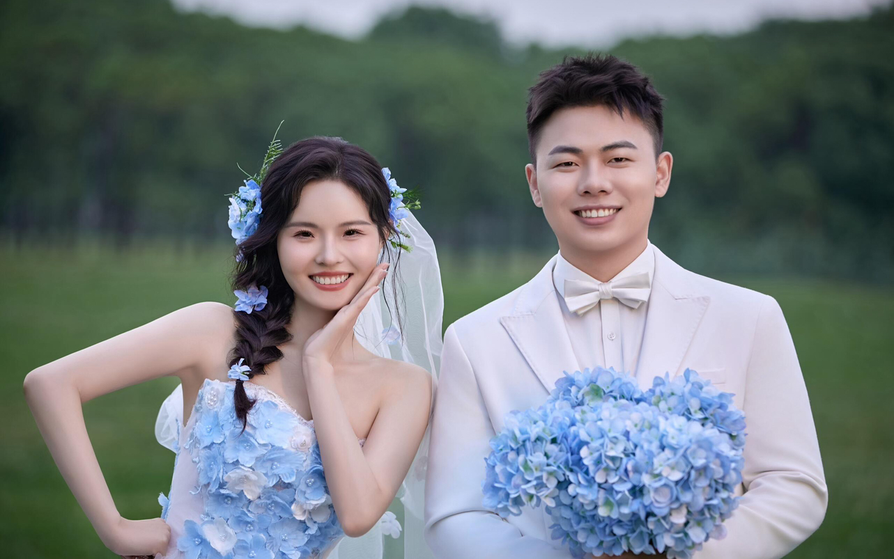 草坪系列客片欣赏！石家庄婚纱照必拍系列