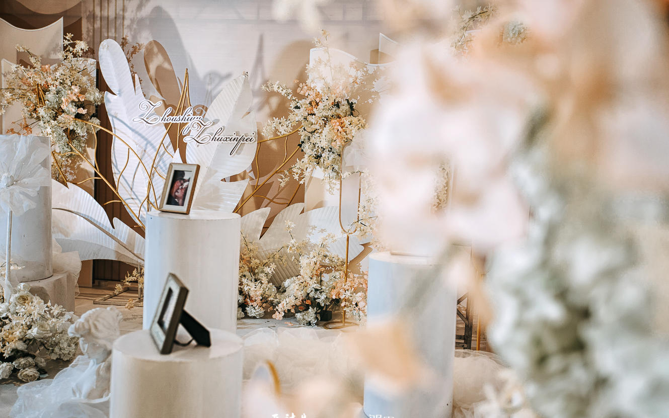 浅香槟系淡雅风格婚礼 凯文酒店