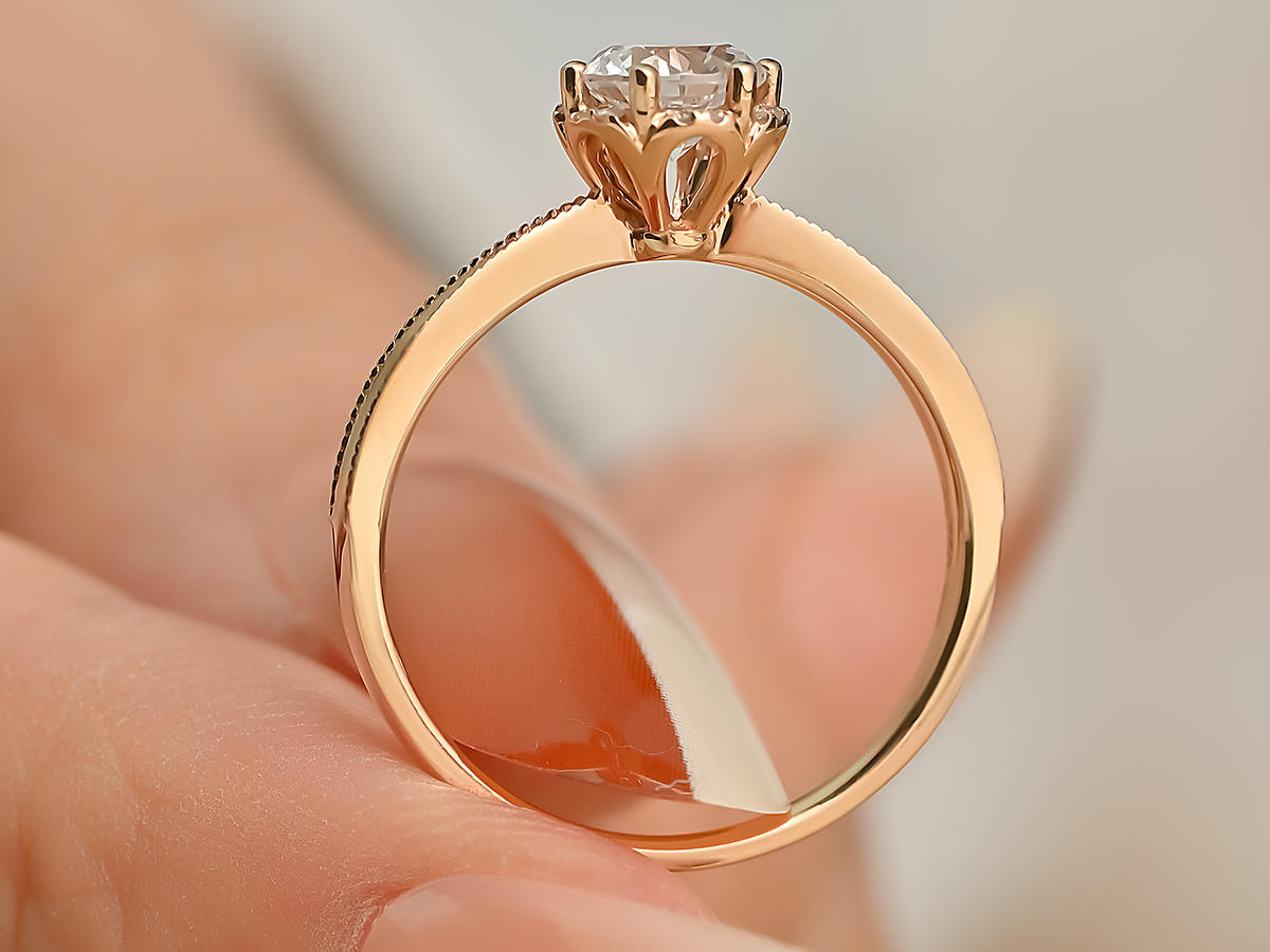 狐狸的夏天珠宝「朝暮」设计款新款结婚钻戒