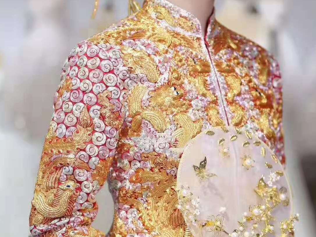 [圣柏莎]中式龙凤褂（卦皇）