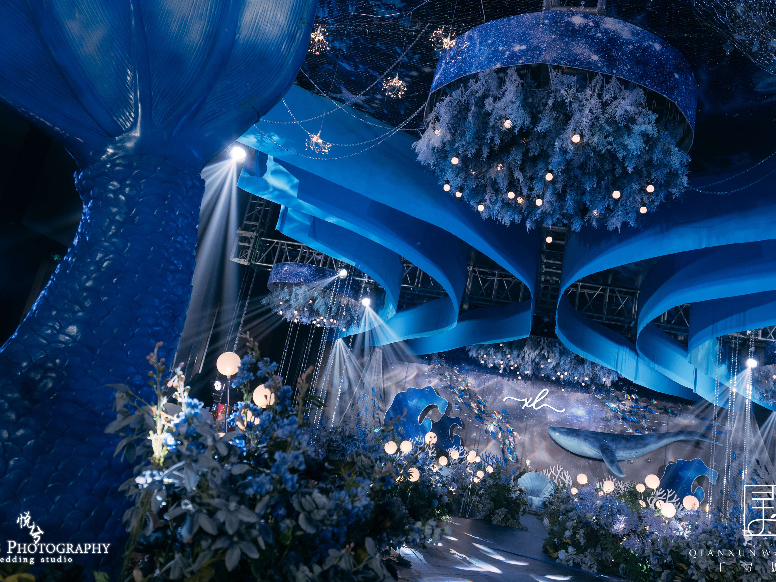 千寻婚礼【笙·歌】蓝色海洋系高端婚礼