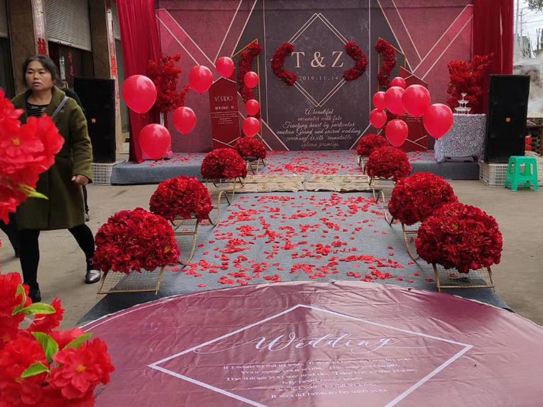 室内室外均可高颜值西式婚礼