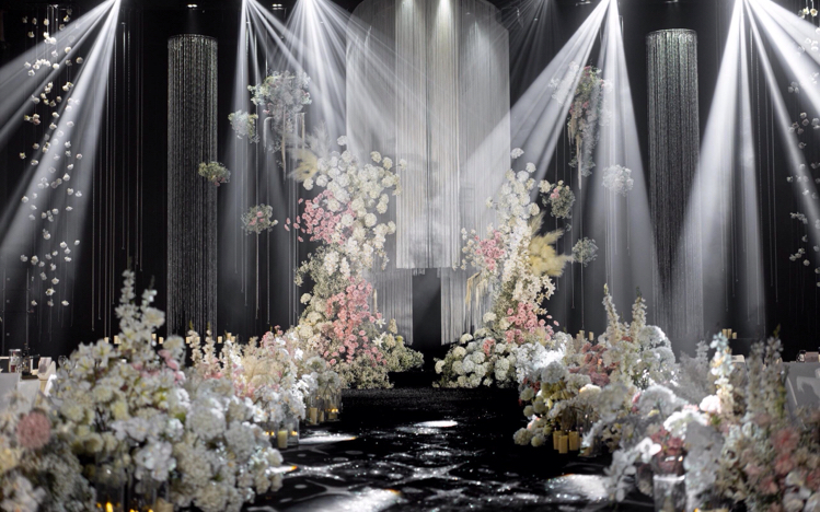 云墨嘉禮策劃｜韓式粉白水晶婚禮