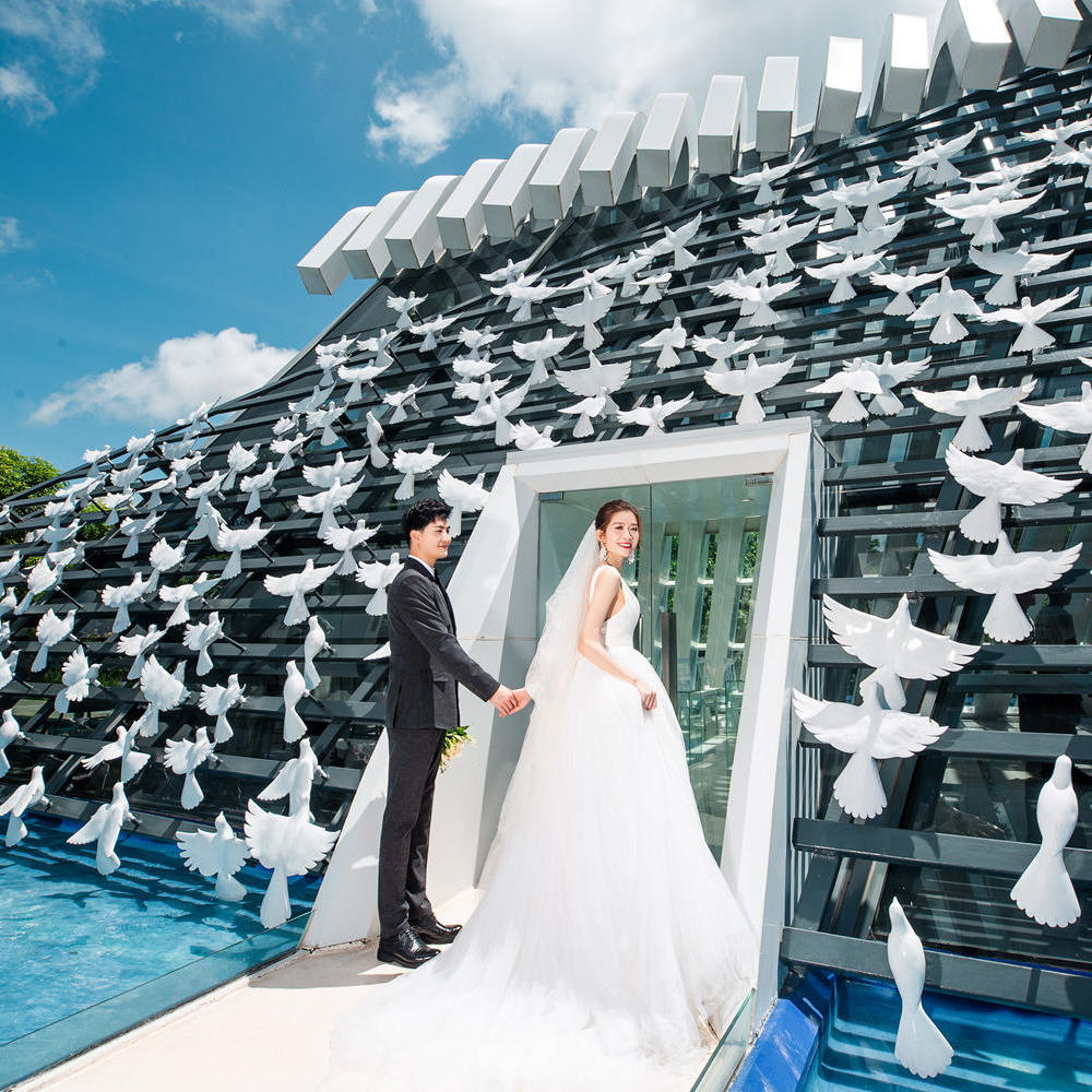 爱旅拍巴厘岛•客照欣赏•白鸽教堂•李&雷