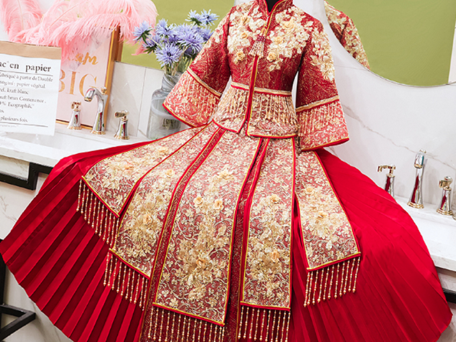 【特价租赁套餐】齐地纱+出门+敬酒+伴娘服