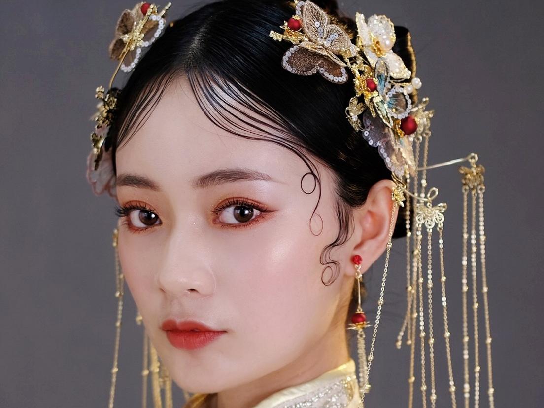 资深档化妆师市内全程跟妆3造型精致唯美妆容