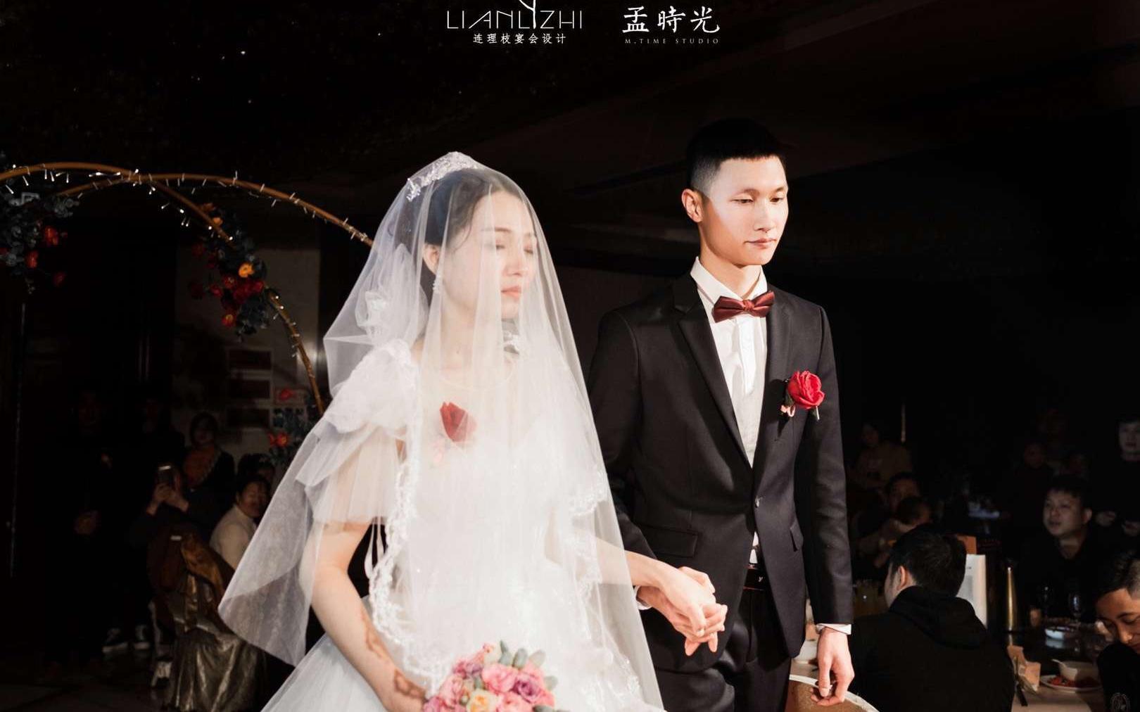 南康连理枝宴会设计#红金色小清新婚礼