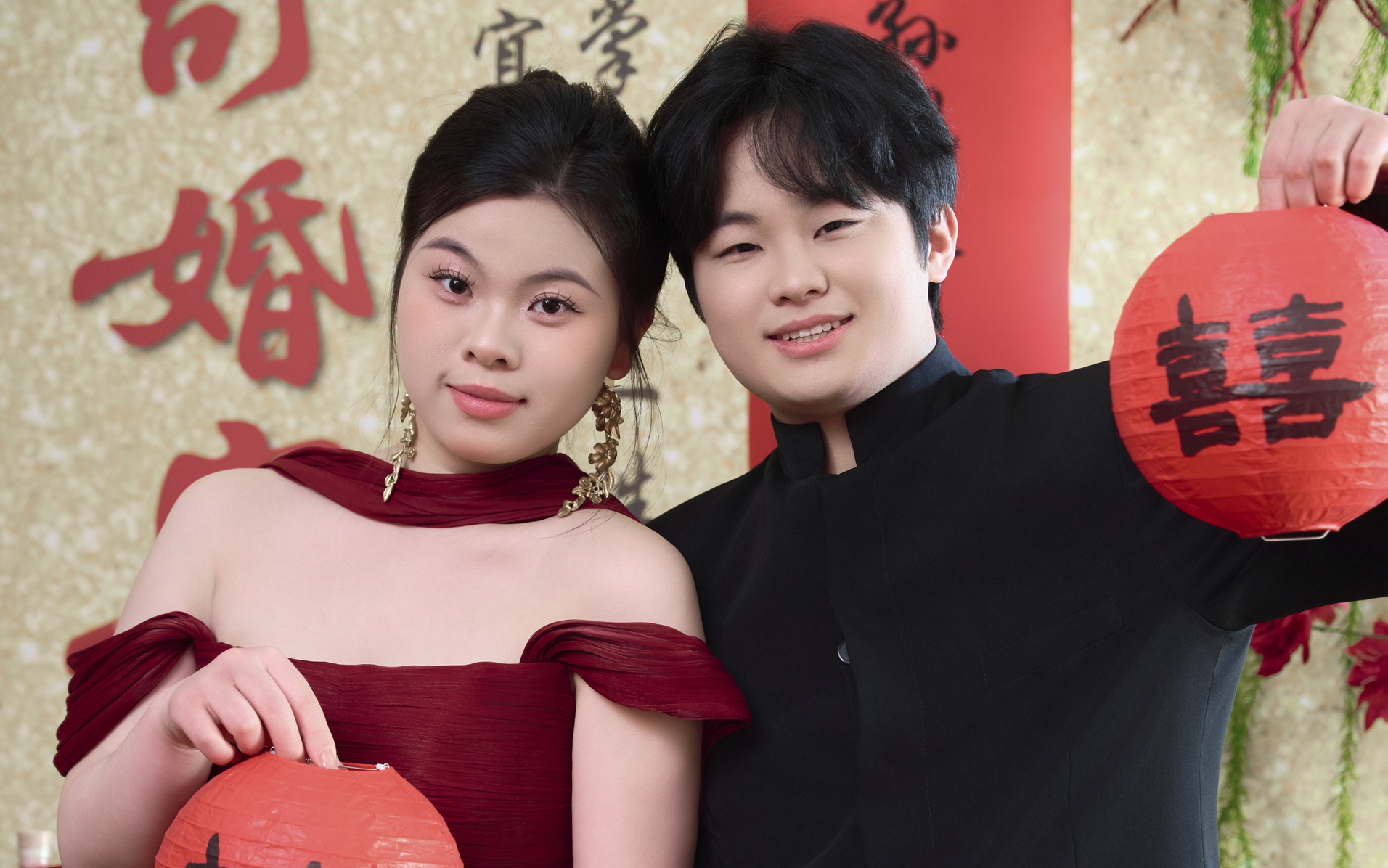 新中式固始预制订婚照