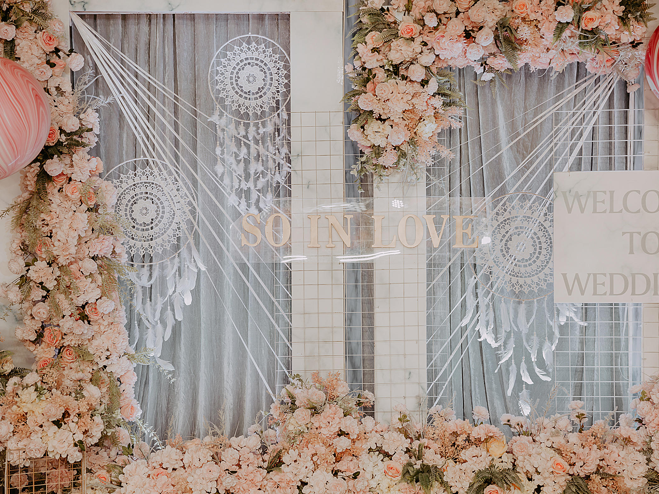 粉色简约婚礼  甜甜的爱