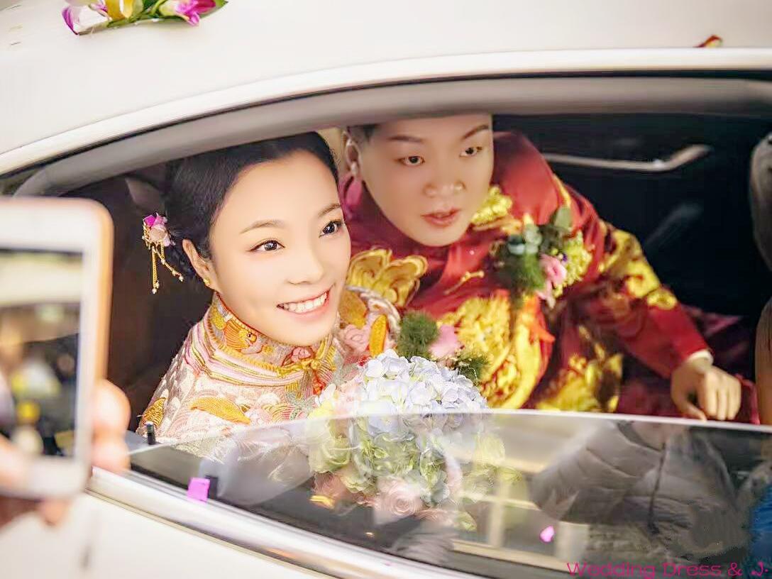 陕西省宝鸡市高新区小乔嫁衣婚服超值套餐含跟妆