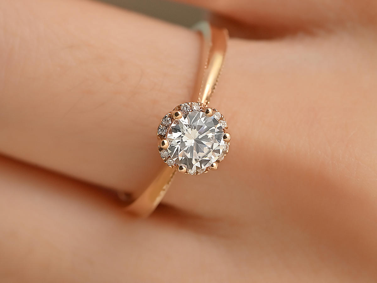 狐狸的夏天珠宝「朝暮」设计款新款结婚钻戒