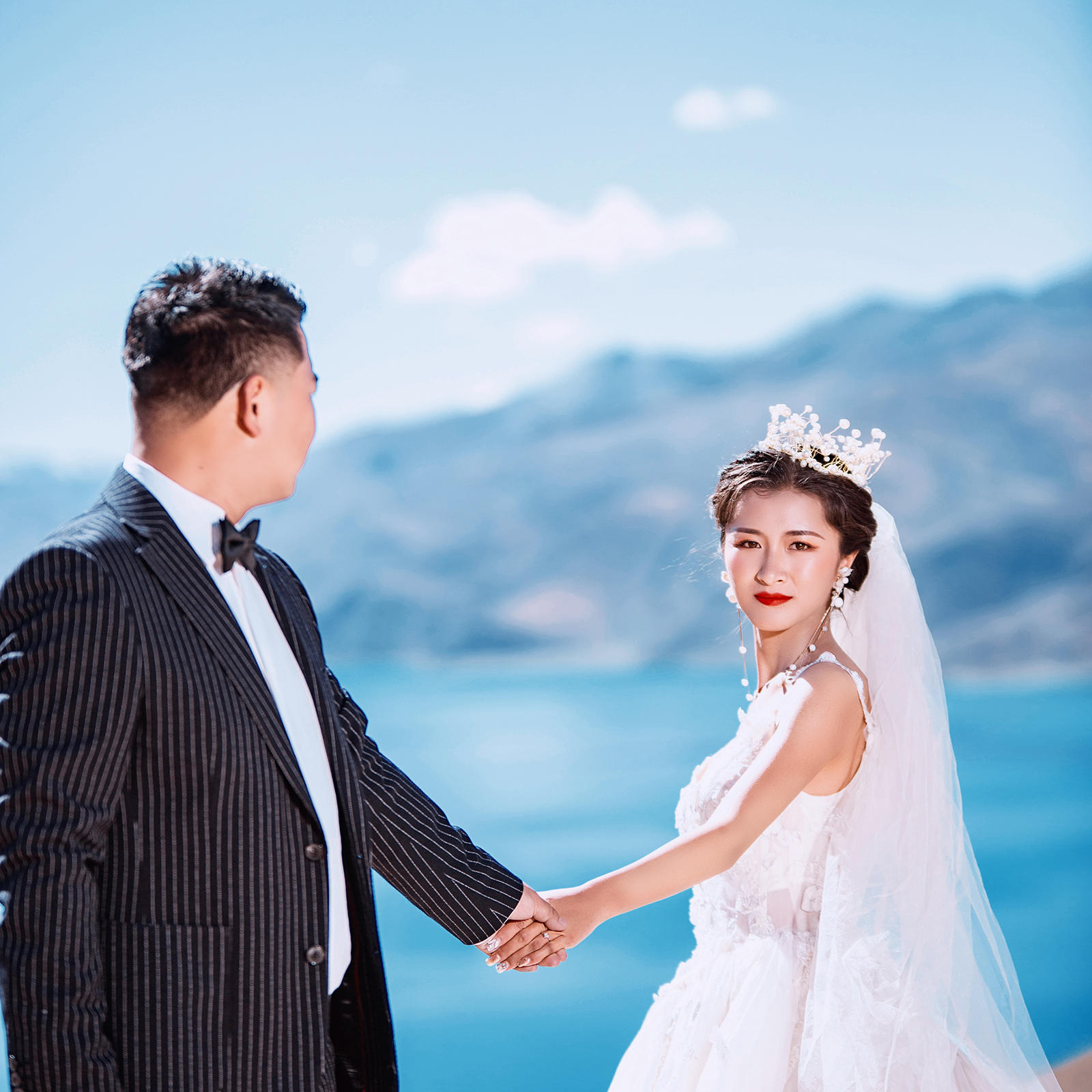 〔羊湖〕8848西藏婚纱摄影婚纱照