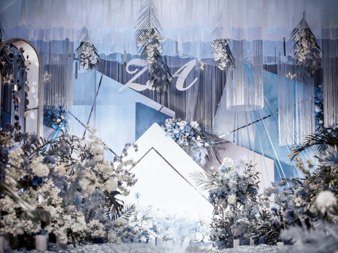 【In诺定制】几何爱言婚礼布置