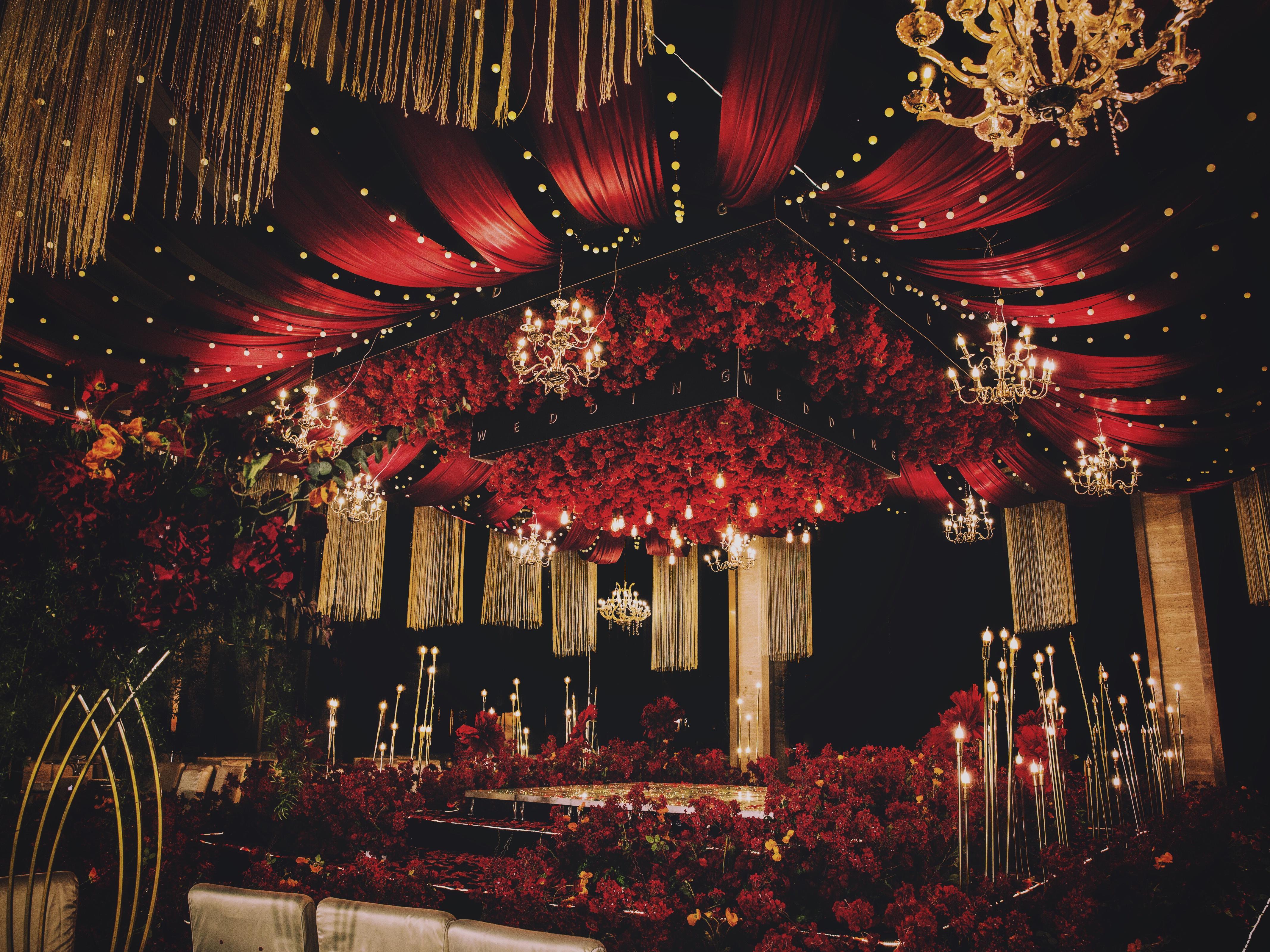 轻奢婚礼之选 红Red+Black黑色主题婚礼