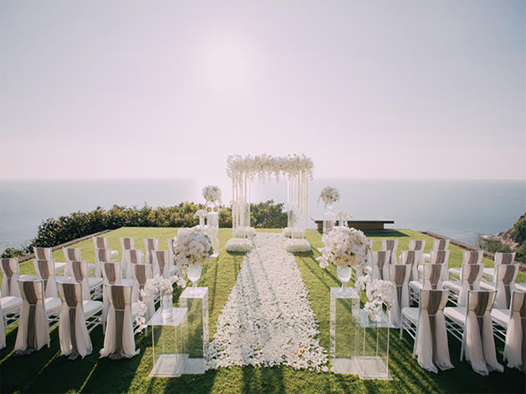 【私属定制】 甜美系草坪婚礼  鲜花布置丨公主风