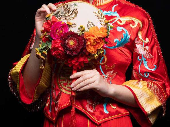 [MILA米拉婚纱]新款中式-韶华蝶梦