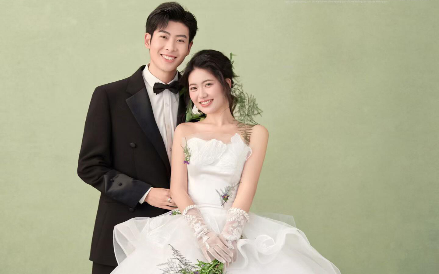 美到犯規(guī) 超有feel的森系韓式婚紗照