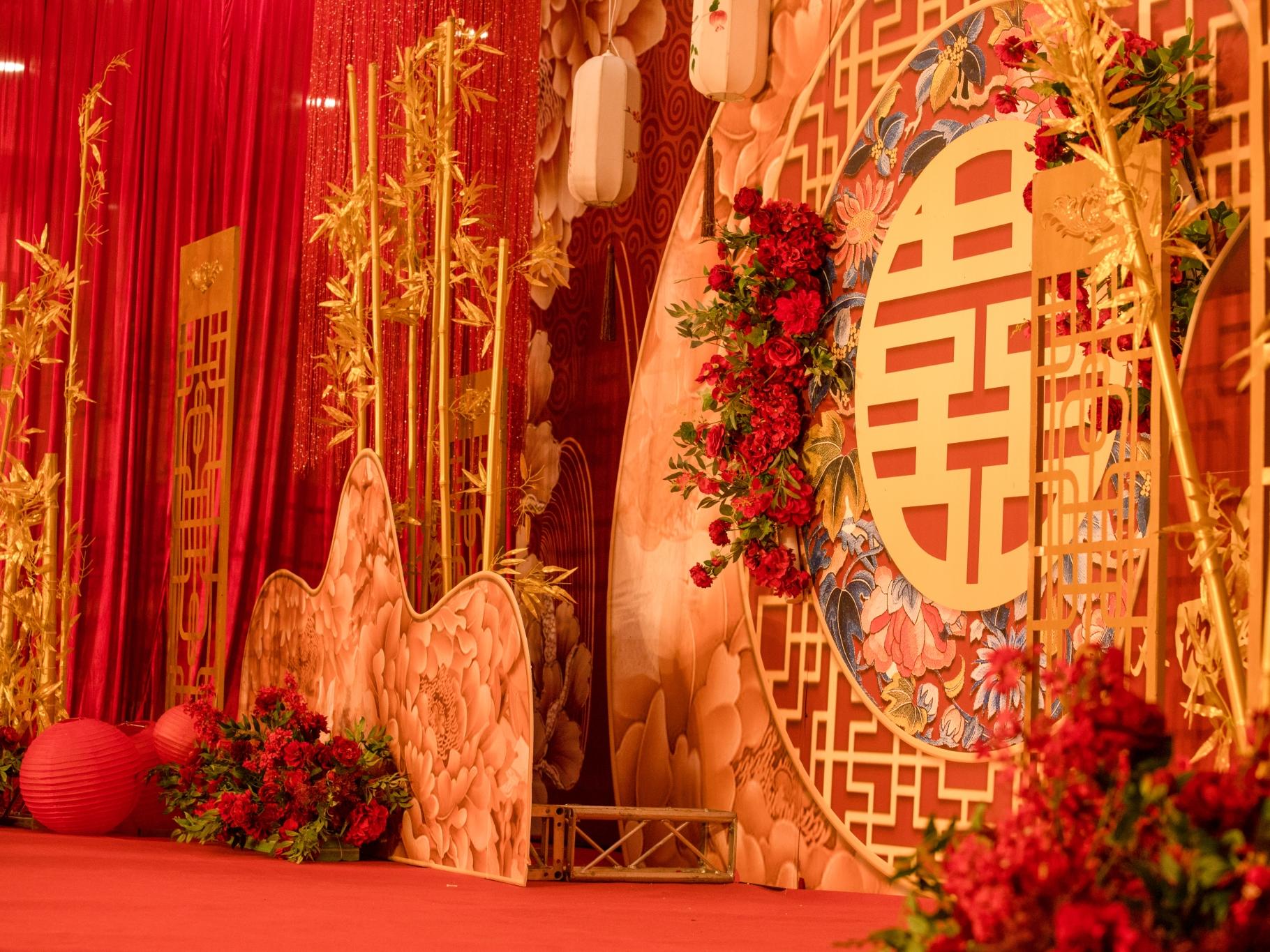 【洛阳喜库】 中式婚礼   中国红  牡丹情