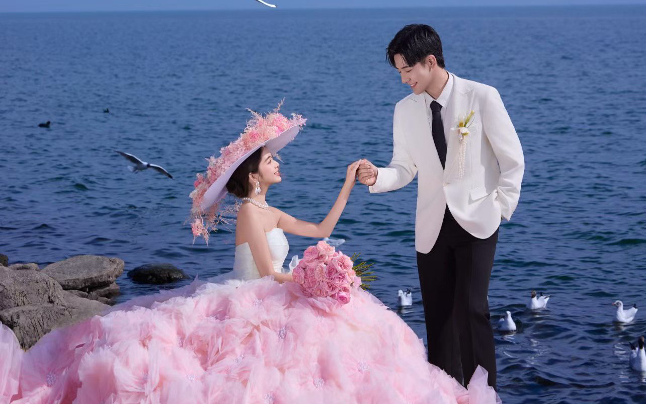 海邊婚紗照