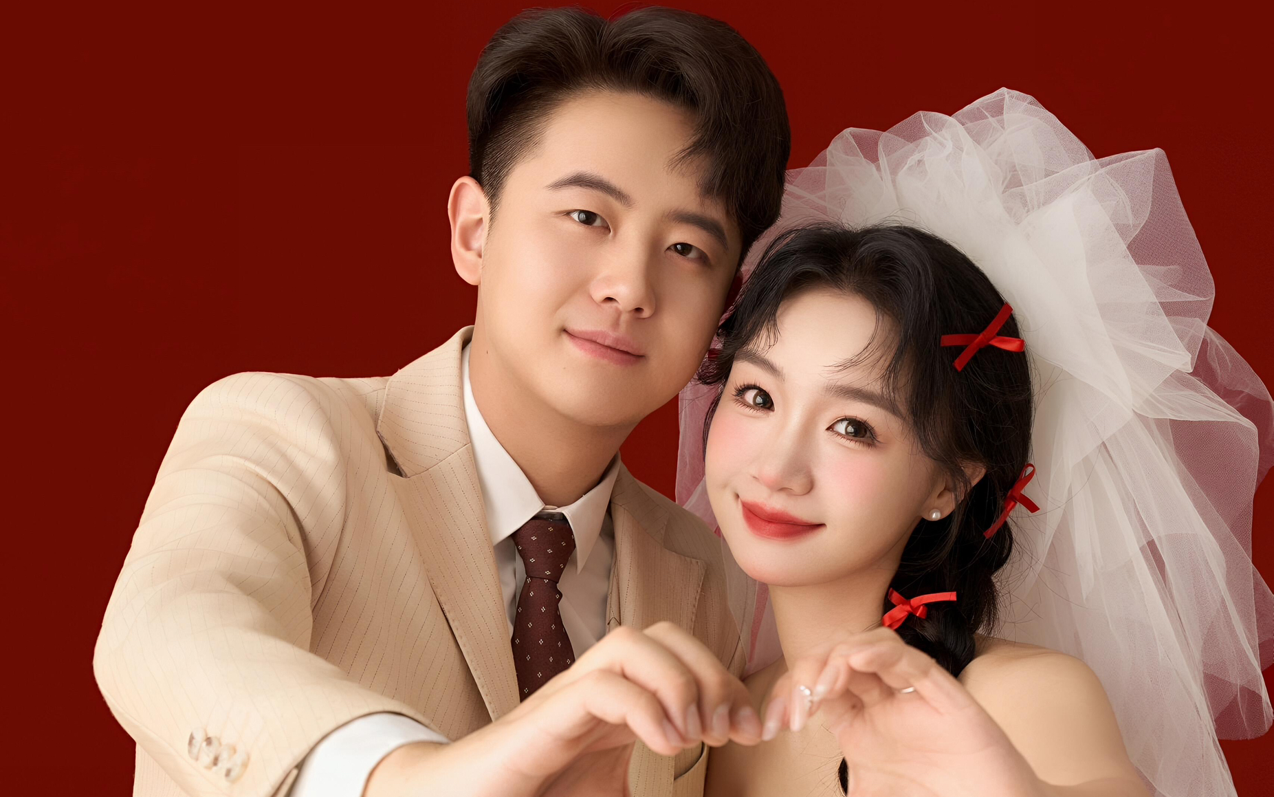 極簡婚紗照｜經(jīng)典紅底喜嫁風(fēng)永不過時(shí)