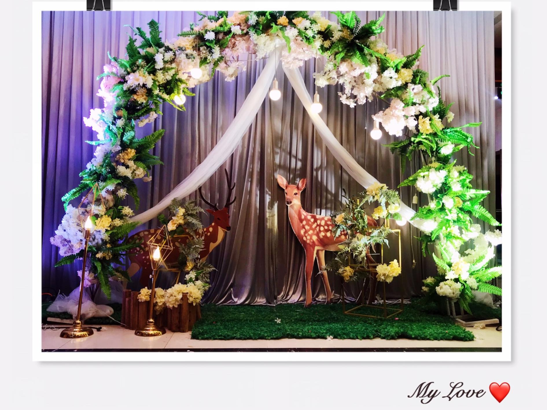 小预算 精致型婚礼+森系+服务团队