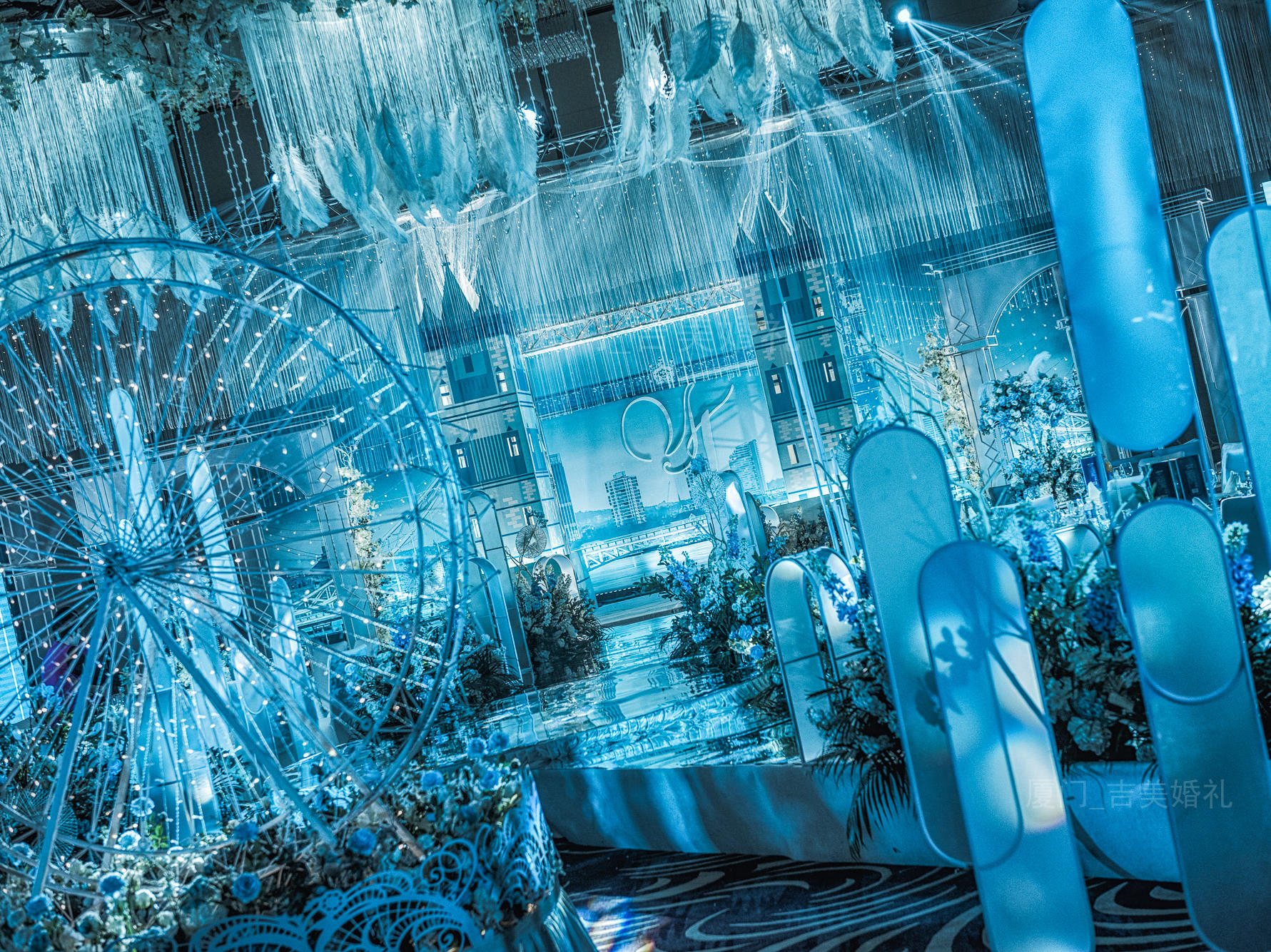 #吉美婚礼#冰蓝色系城堡梦幻唯美婚礼