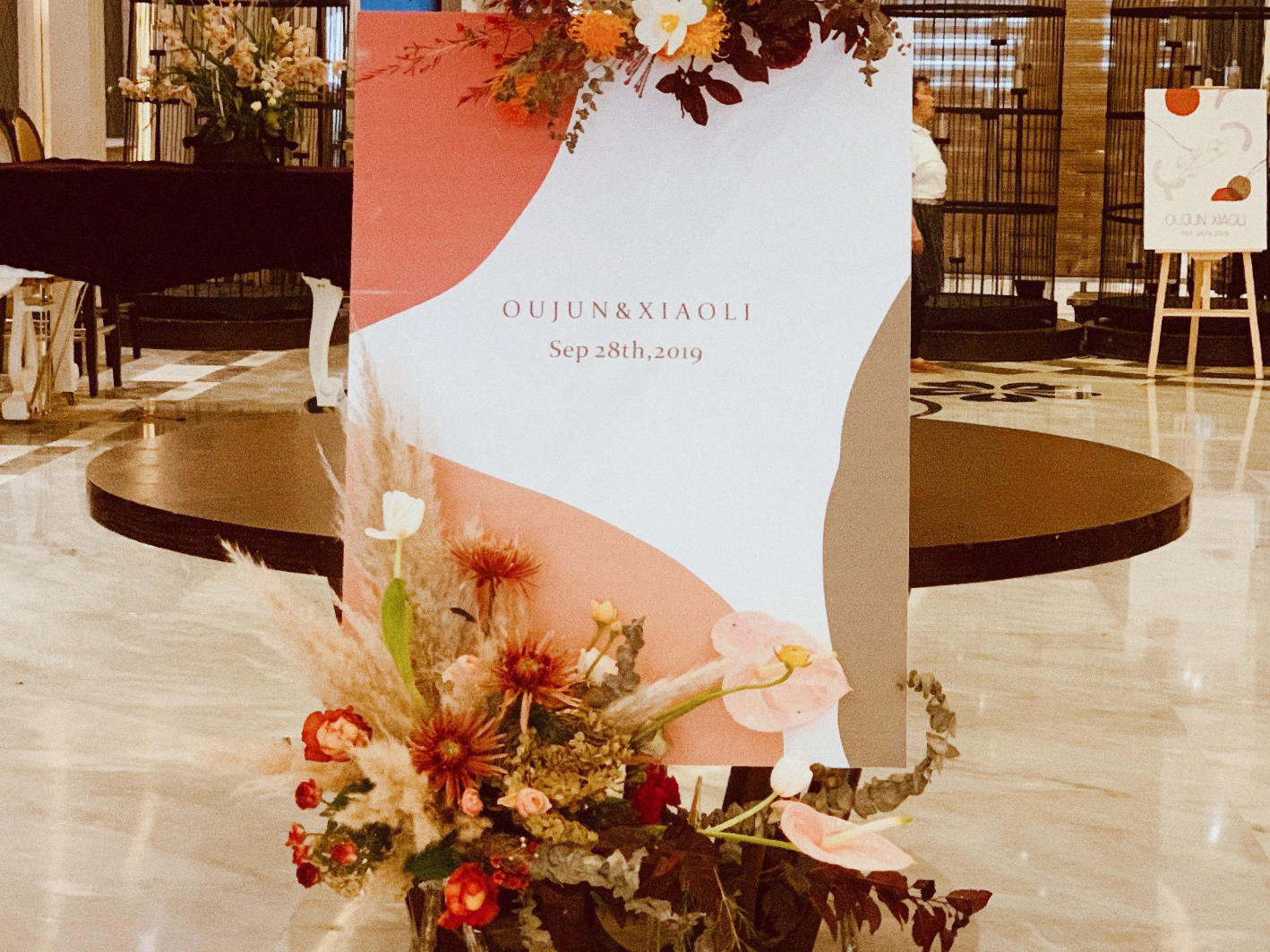 Lover_橙色主题室内小清新婚礼