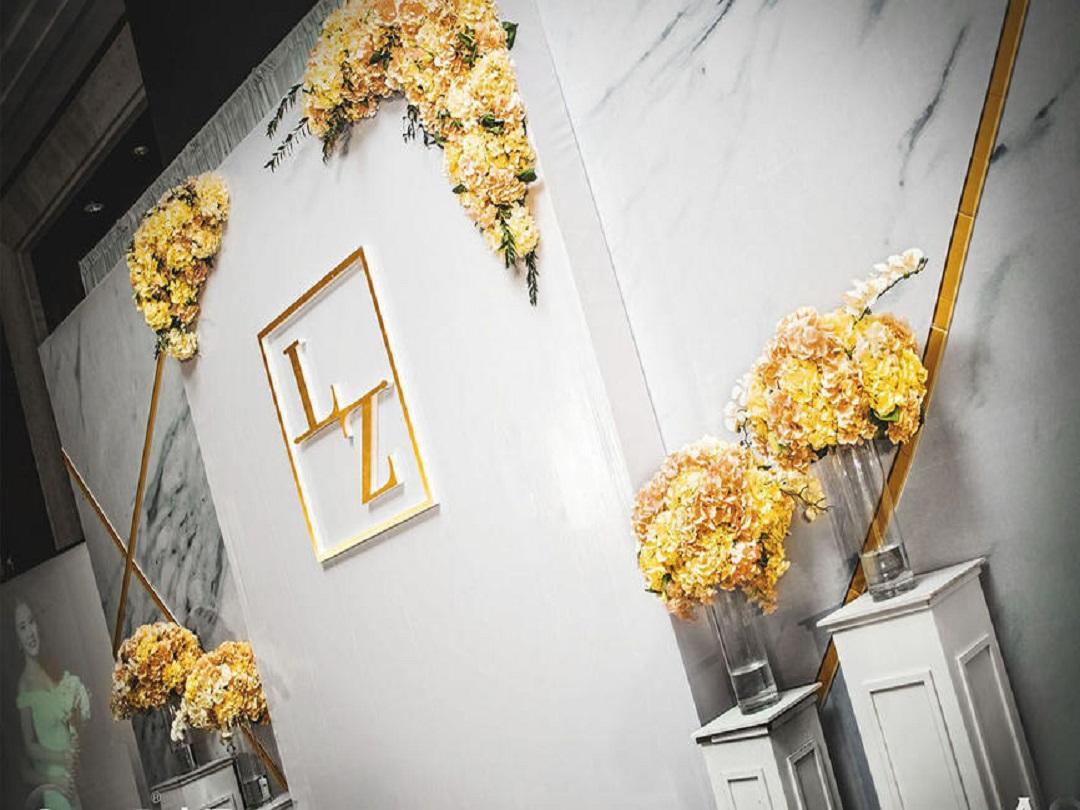 简约暖色小清新大理石纹婚礼